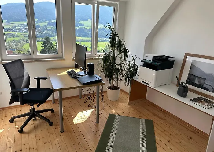 Panoramablick Scheifling Appartement Lind bei Scheifling